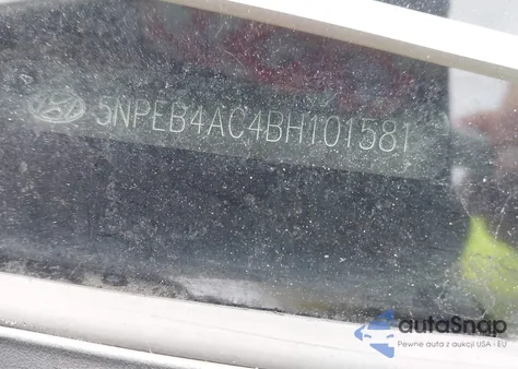 2011 Hyundai Sonata Gls z USA, uszkodzony, nr VIN 5NPEB4AC4BH101581